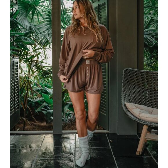 Tribe Boxer Shorts in Purple - Picture 2 of 4